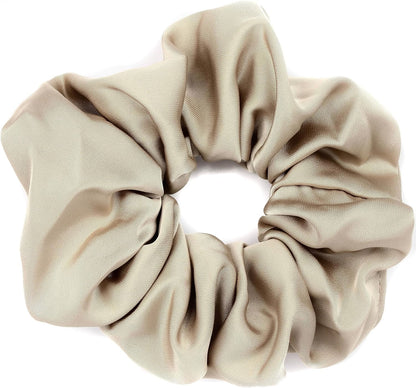 Large luxurious satin hair tie