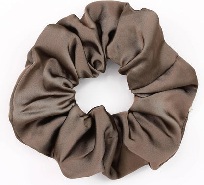Large luxurious satin hair tie