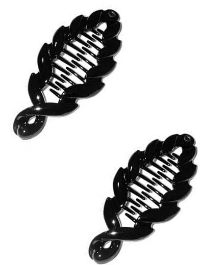 Mini Banana Hair Clip Small Ponytail Holder Ring Comb Plastic Hair Clip for Women