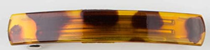 Small Slim French Barrette Hair Clips Rectangle Slide for Women Girls Thin Hair (Tortoise Shell) (Pack of 2)