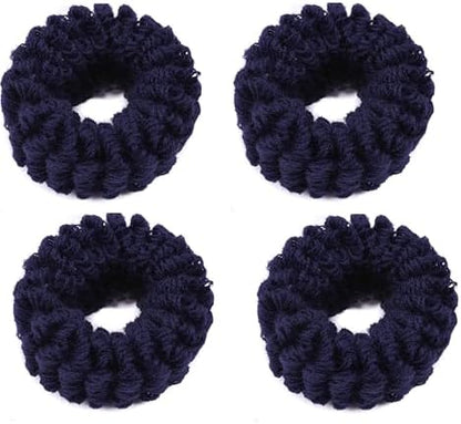 Large Thick Terry Hair Bobbles – Soft Towelling Ponytail Scrunchies & Stretchy Hair Ties for Women & Girls