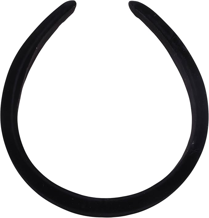 Soft Velvet Padded Headband for Women | Puffy Wide Alice Hair Band, Elegant Hair Accessory for Girls, Daily Wear, Party, Wedding and Special Events (Black)