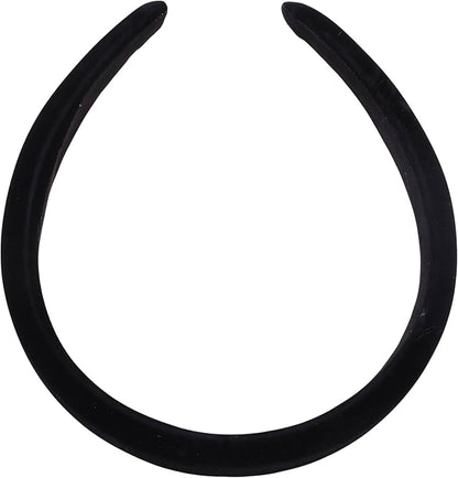 Soft Velvet Padded Headband for Women | Puffy Wide Alice Hair Band, Elegant Hair Accessory for Girls, Daily Wear, Party, Wedding and Special Events (Black)
