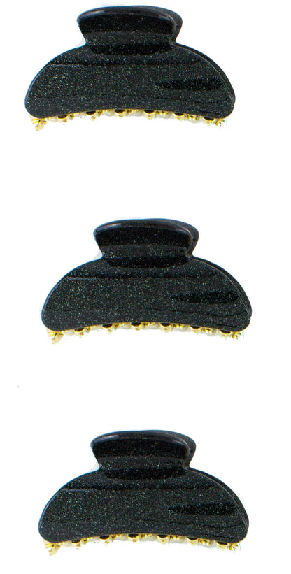 3-Pack Medium Claw Hair Clips: Strong Hold, Non-Slip, Durable Chunky Design