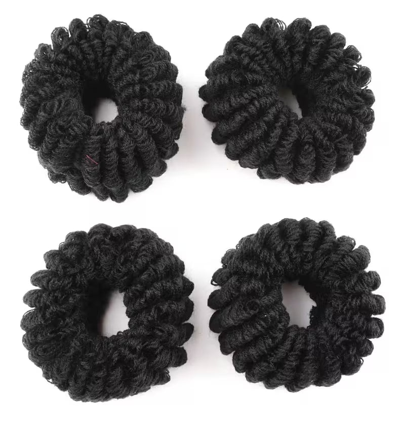 Large Thick Terry Hair Bobbles – Soft Towelling Ponytail Scrunchies & Stretchy Hair Ties for Women & Girls
