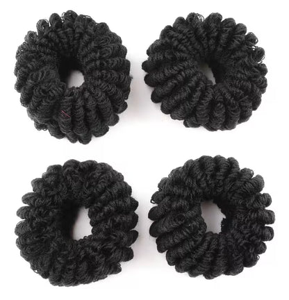 Large Thick Terry Hair Bobbles – Soft Towelling Ponytail Scrunchies & Stretchy Hair Ties for Women & Girls
