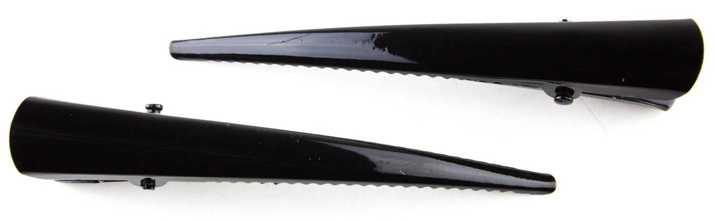Large Metal Beak Hair Clip Concorde Pelican Clip with Crystals Glitter for Women Hair Styling