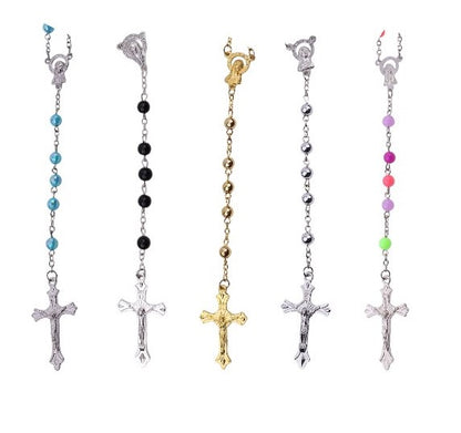 unisex Rosary Beads with cross pendant