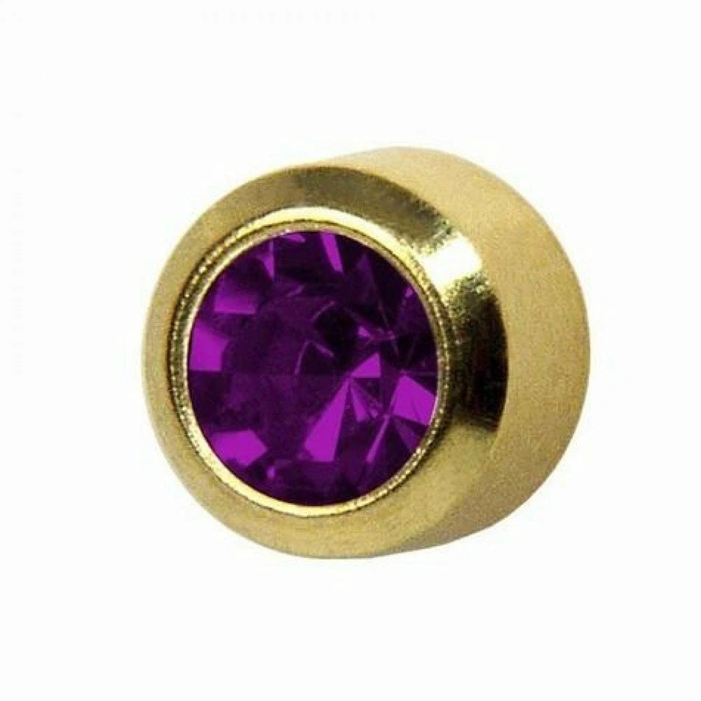 Studs for Sterile Ear Piercings Stud made of stainless steel Color of Bezel Earrings: Crystal