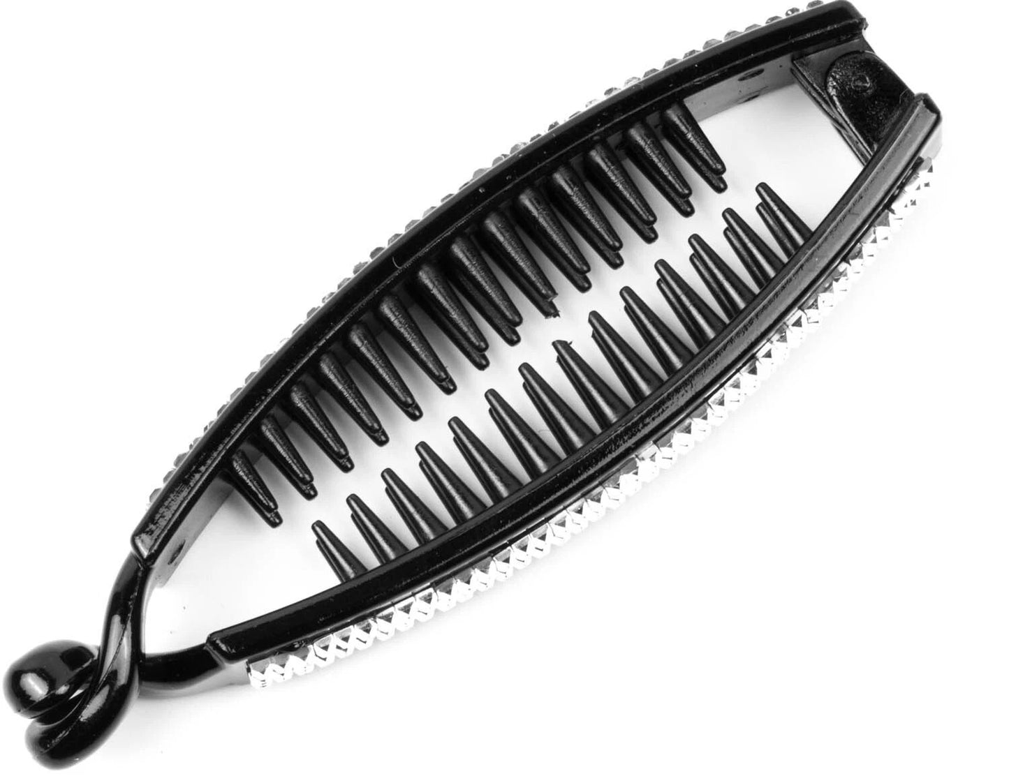 Mini Banana Hair Clip Small Ponytail Holder Ring Comb Plastic Hair Clip for Women