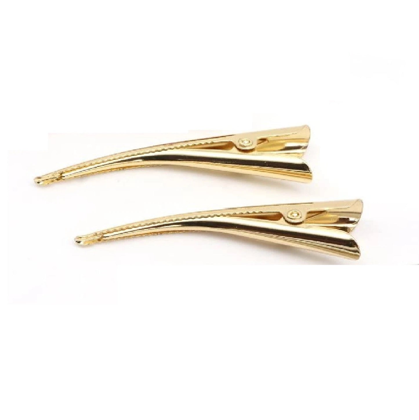 Large Metal Beak Hair Clip Concorde Pelican Clip with Crystals Glitter for Women Hair Styling