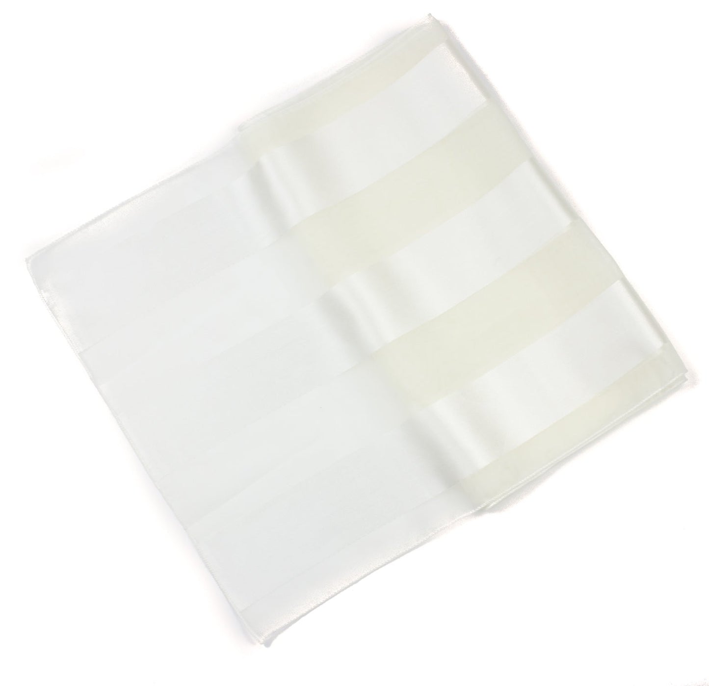 Plain satin scarf  striped