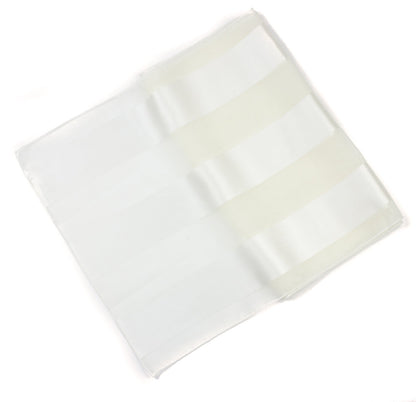 Plain satin scarf  striped