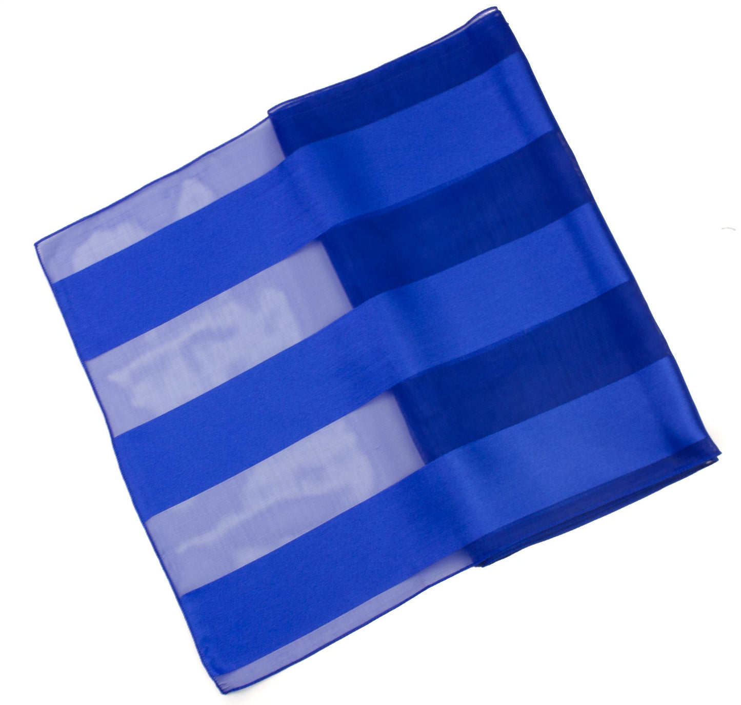 Plain satin scarf  striped