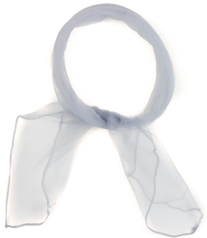 Square chiffon plain scarf