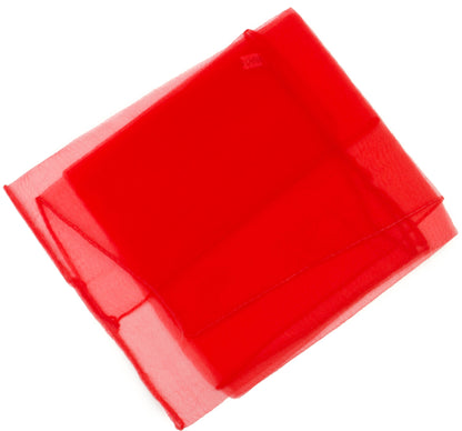 Square chiffon plain scarf