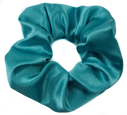 Large Plain Satin Hair Scrunchie