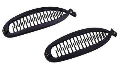 Banana Hair Clip, Long Non Slip Ponytail Holder Plastic French Style Hair Comb (Size: 11 CM / 15CM)