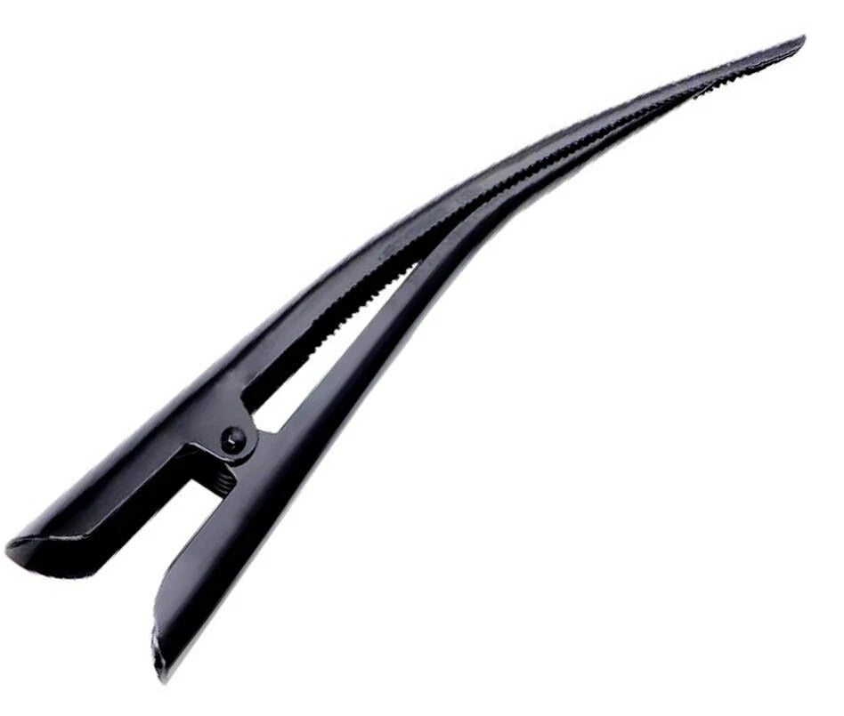 Large Metal Beak Hair Clip Concorde Pelican Clip with Crystals Glitter for Women Hair Styling