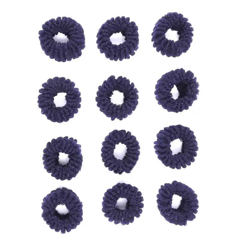 Large Thick Terry Hair Bobbles – Soft Towelling Ponytail Scrunchies & Stretchy Hair Ties for Women & Girls