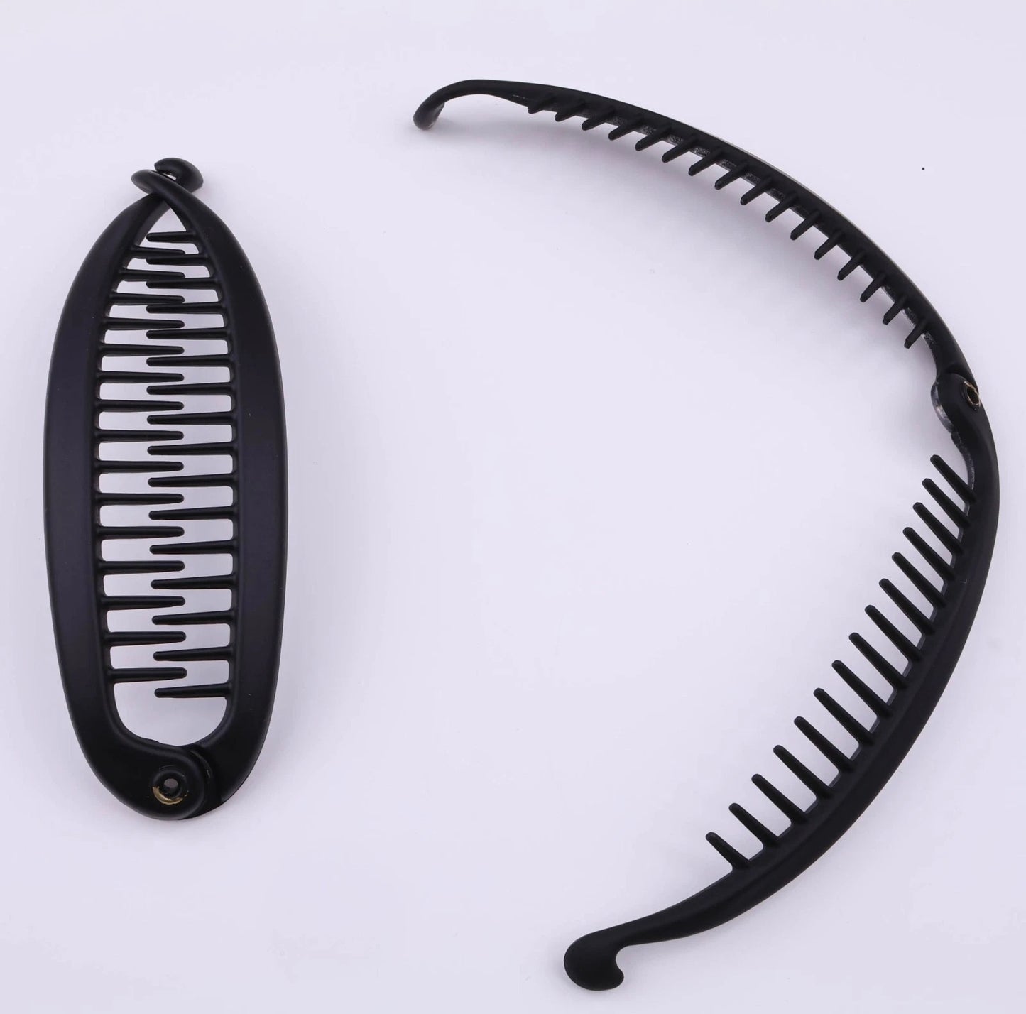 Banana Hair Clip, Long Non Slip Ponytail Holder Plastic French Style Hair Comb (Size: 11 CM / 15CM)