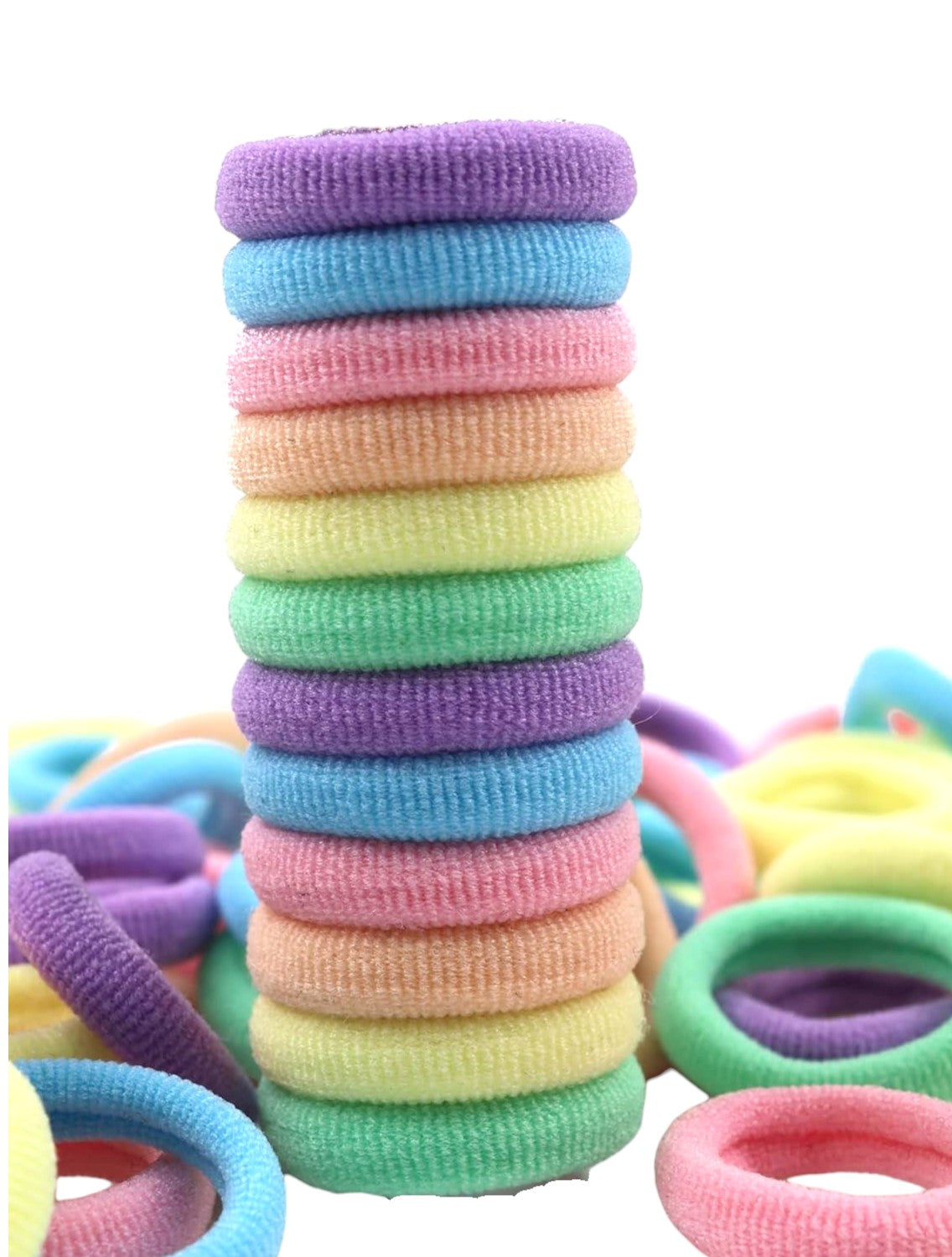100Pcs Small stretchy Mini ponios