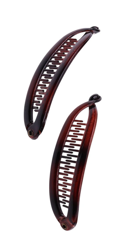 Banana Hair Clip, Long Non Slip Ponytail Holder Plastic French Style Hair Comb (Size: 11 CM / 15CM)