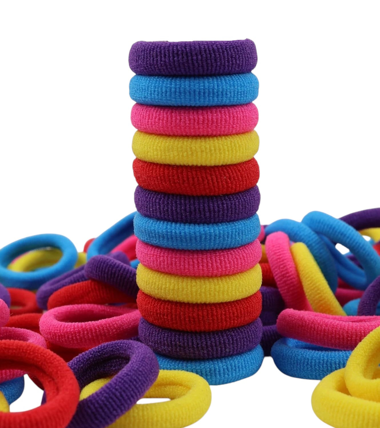 100Pcs Small stretchy Mini ponios
