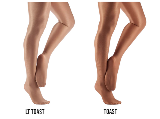 Ultra shimmery soft opaque footed tight