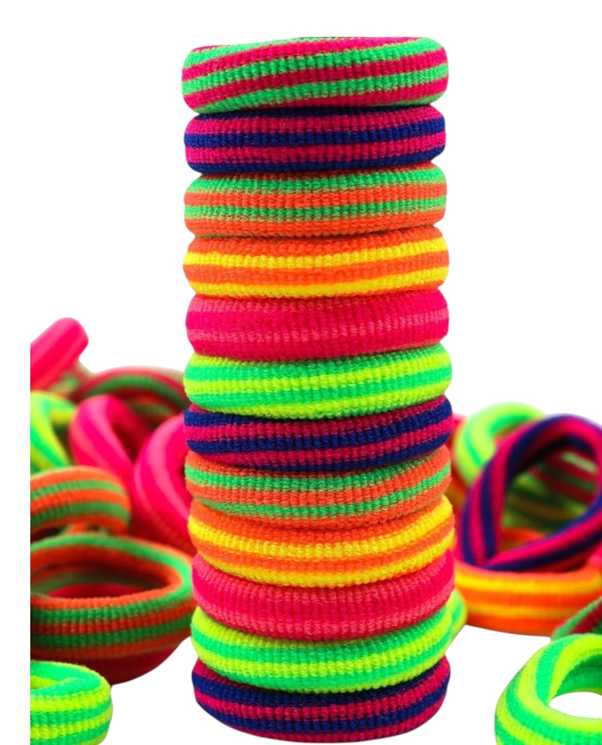 100Pcs Small stretchy Mini ponios