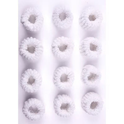 Large Thick Terry Hair Bobbles – Soft Towelling Ponytail Scrunchies & Stretchy Hair Ties for Women & Girls