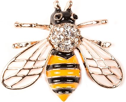 Flying Honey bee Brooch and lapel pins