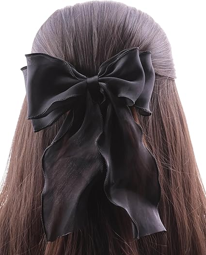 Barrette Bow Knot Organza Hair Clip