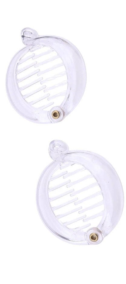 Mini Banana Hair Clip Small Ponytail Holder Ring Comb Plastic Hair Clip for Women