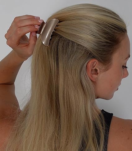 3-Pack Medium Claw Hair Clips: Strong Hold, Non-Slip, Durable Chunky Design