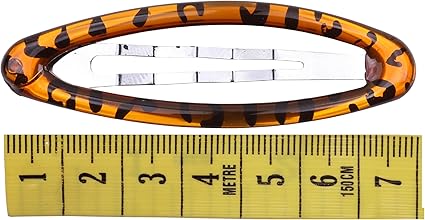 Set of 4 Girls/Women's Hair Snap Grips - Non-Slip, Contour Design Hair Accessories