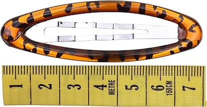 Set of 4 Girls/Women's Hair Snap Grips - Non-Slip, Contour Design Hair Accessories