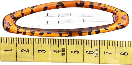 Set of 4 Girls/Women's Hair Snap Grips - Non-Slip, Contour Design Hair Accessories