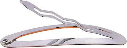 Set of 4 Girls/Women's Hair Snap Grips - Non-Slip, Contour Design Hair Accessories