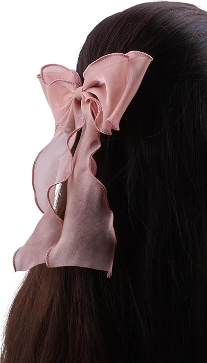 Barrette Bow Knot Organza Hair Clip