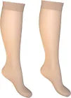 4 pairs- Women's knee highs 15 denier sheer socks
