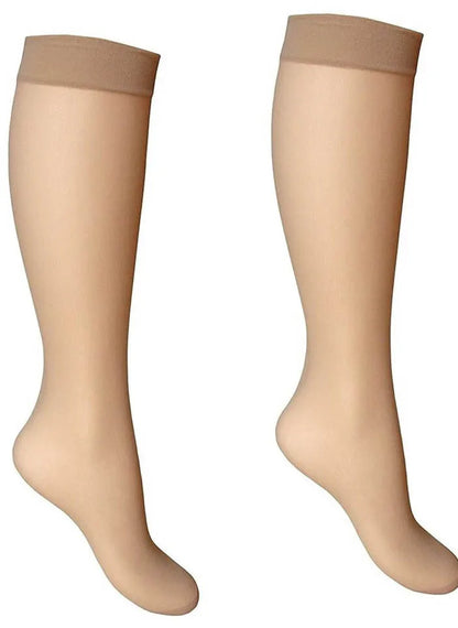 4 pairs- Women's knee highs 15 denier sheer socks