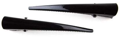 Large Metal Beak Hair Clip Concorde Pelican Clip with Crystals Glitter for Women Hair Styling - Black