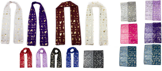 musical notes Lightweight scarf