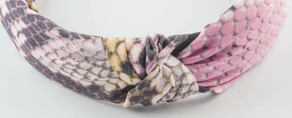 Animal print knotted hairband
