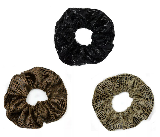 Snake Skin print scrunchies