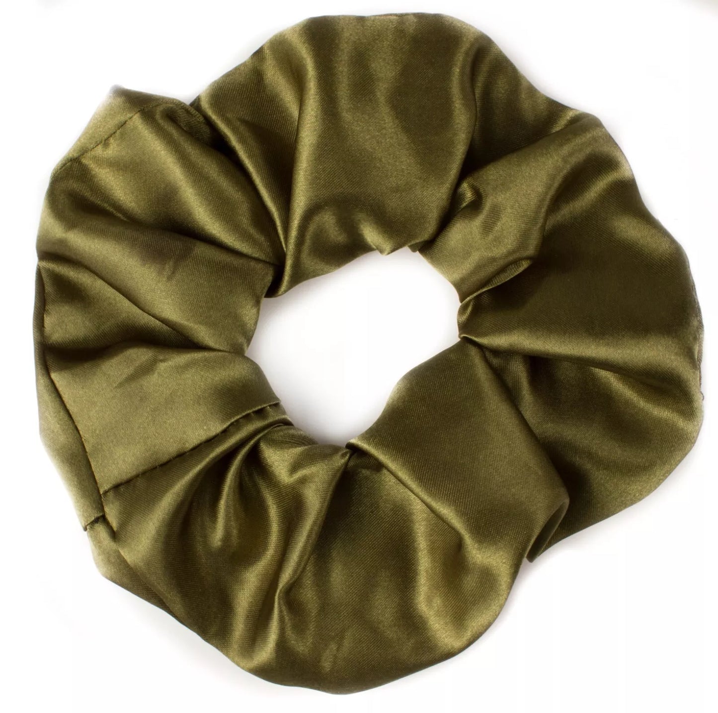 Large Luxurious Smooth Soft Silky Satin Plain Scrunchie
