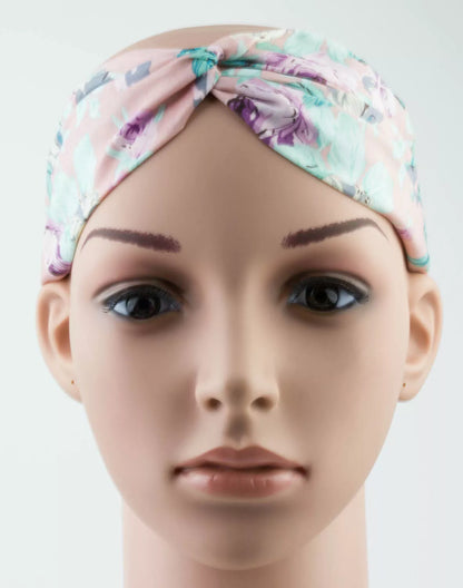 Floral Rose print knotted headband