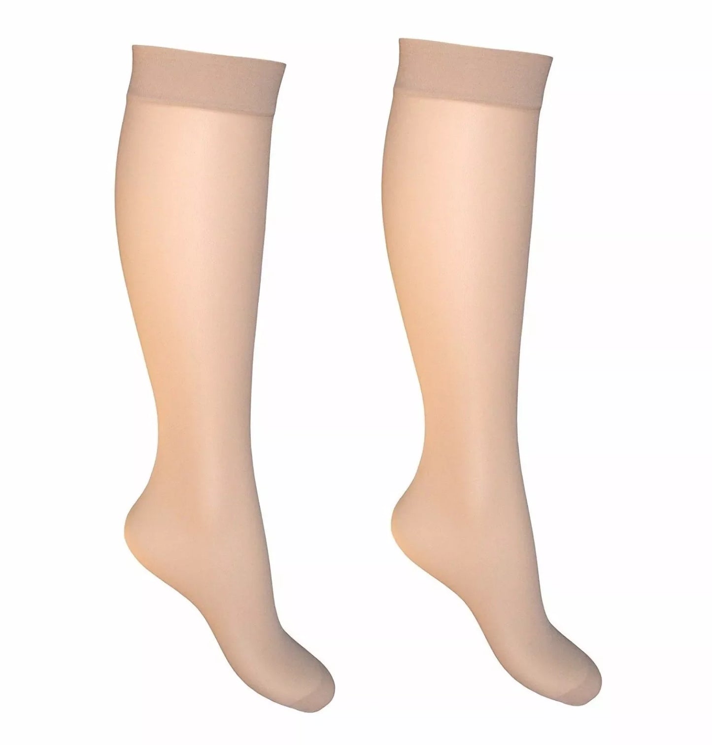 4 pairs- Women's knee highs 15 denier sheer socks