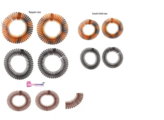 2pcs Flexy Headband Zig Zag Comb